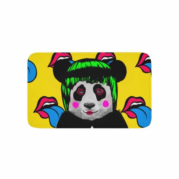 HC Memory Foam Bath Mat Panda Tongue