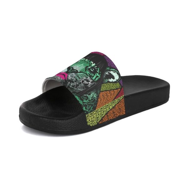 HC Women's Slide Sandals Tiger Graffiti - Image 3