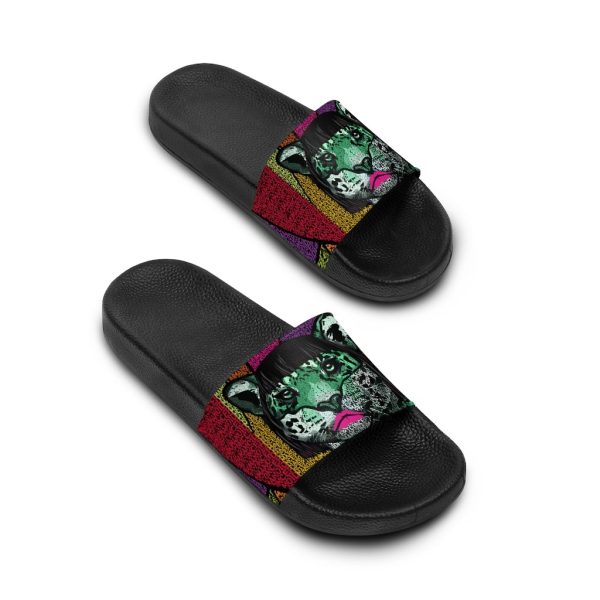 HC Women's Slide Sandals Tiger Graffiti - Image 4