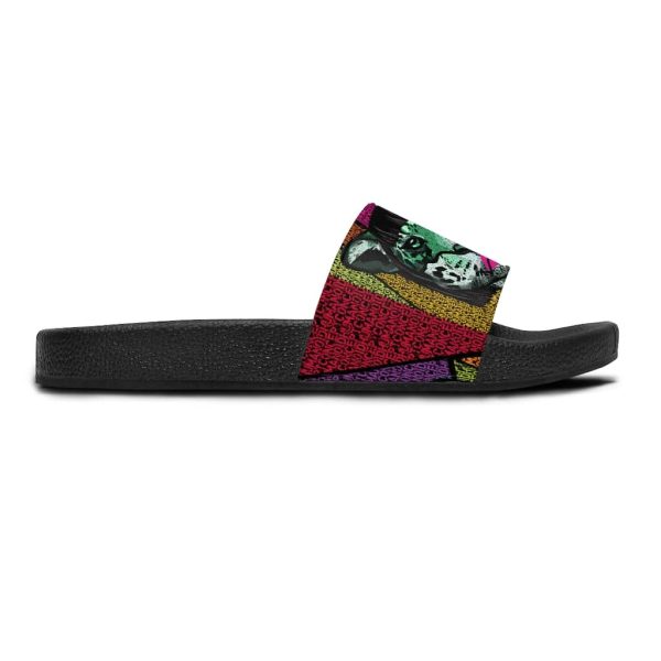 HC Women's Slide Sandals Tiger Graffiti - Image 5