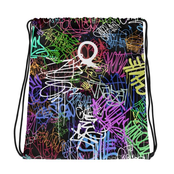 HC Drawstring Bag Colorful Graffiti