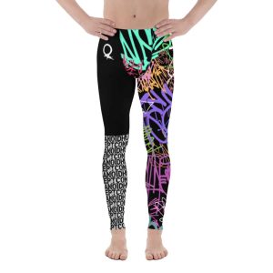 HC Men's Leggings Colorful Graffiti