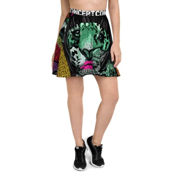 HC Skater Skirt Graffiti Tiger