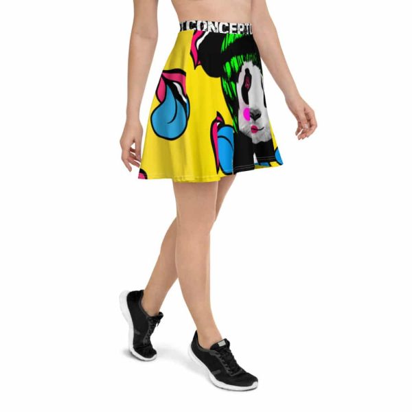 HC Skater Skirt Panda Tongue - Image 4