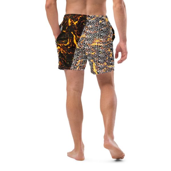 HC Men's Swim Trunks Lava - Image 4