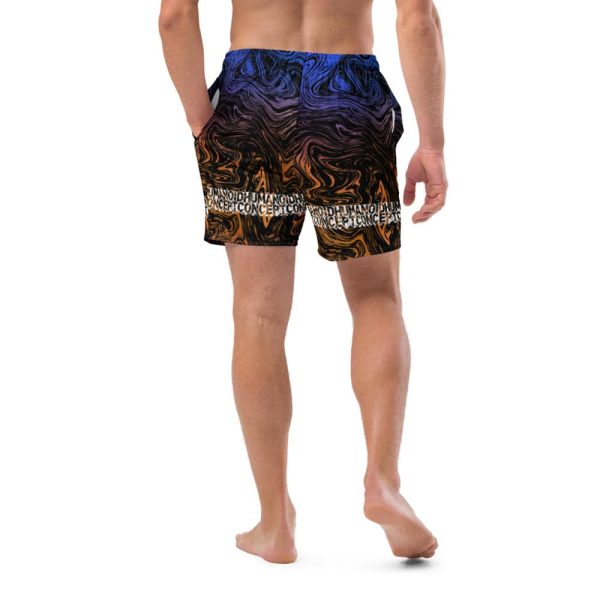 HC Men's Yellow Lava Swim Trunks - Image 4