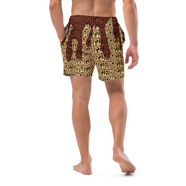 HC Men's Chocolate Biscuit Swim Trunks - Image 4