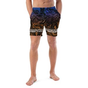 HC Men's Yellow lava Swim Trunks