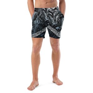 Men's Dark Blue Lava Swim Trunks