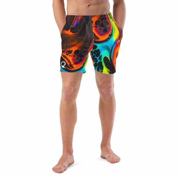 HC Men's Neon Shapes Swim Trunks