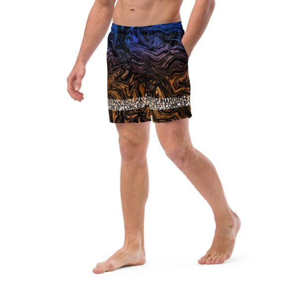 HC Men's Yellow Lava Swim Trunks - Image 2