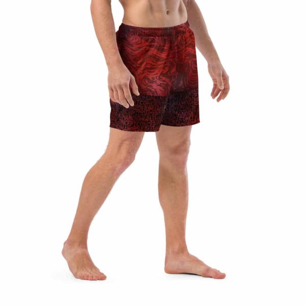 HC Men's Red Lava Swim Trunks - Image 3