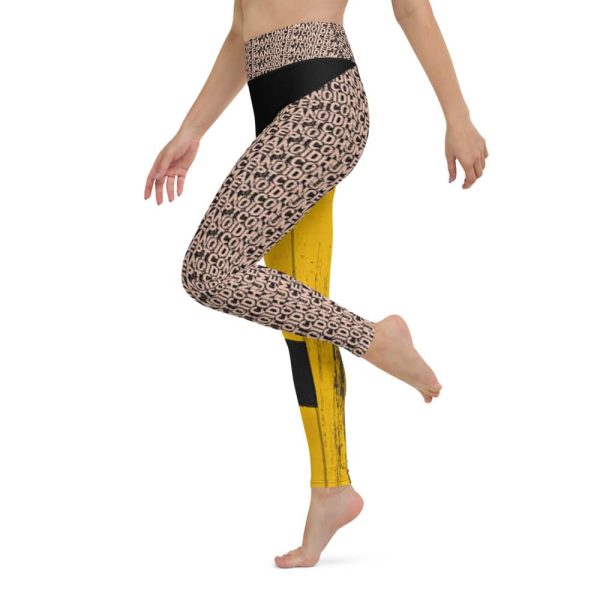 HC Yoga Leggings Yellow Slip - Image 3