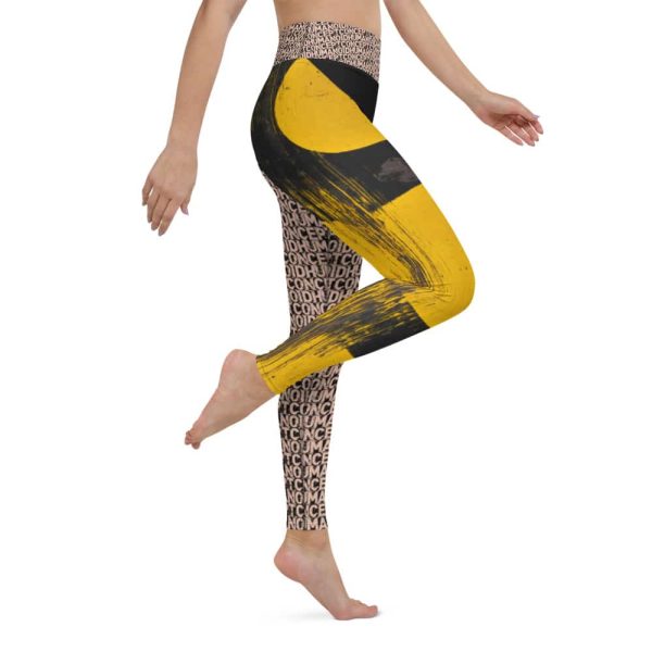 HC Yoga Leggings Yellow Slip - Image 5