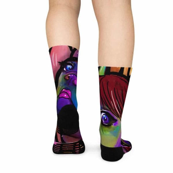 HC Colorful Bulldog Basketball Socks - Image 4