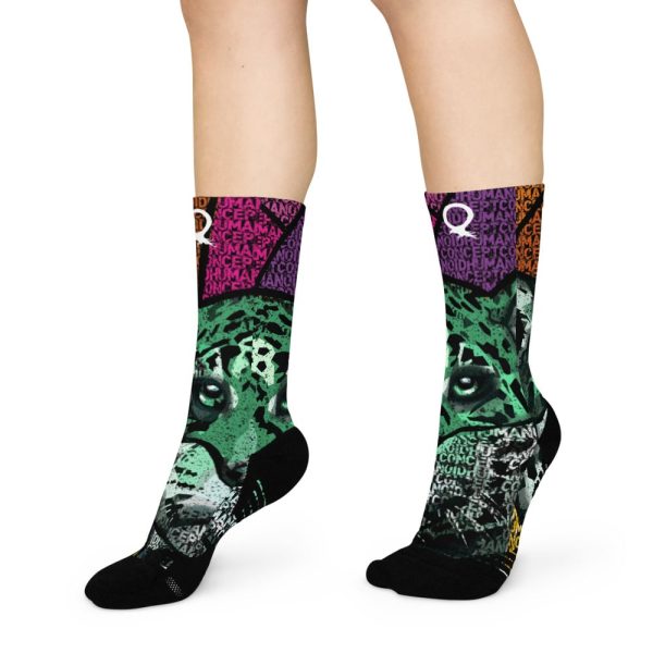 HC Basketball Graffiti Tiger Socks - Image 2