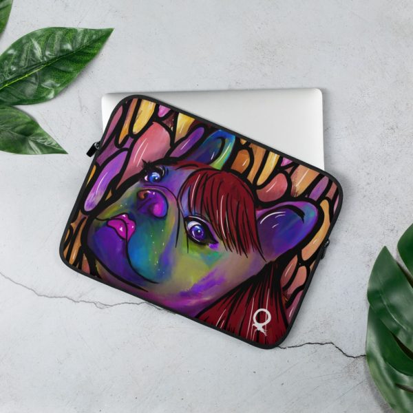 HC Colorful Bulldog Laptop Sleeve - Image 2