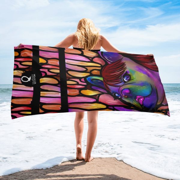 HC Colorful Bulldog Towel - Image 2