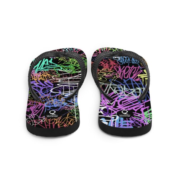 HC Flip-Flops Colorful Graffiti - Image 3