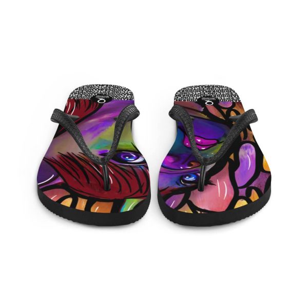 HC Flip-Flops Colorful Bulldog - Image 4