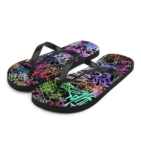 HC Flip-Flops Colorful Graffiti - Image 2