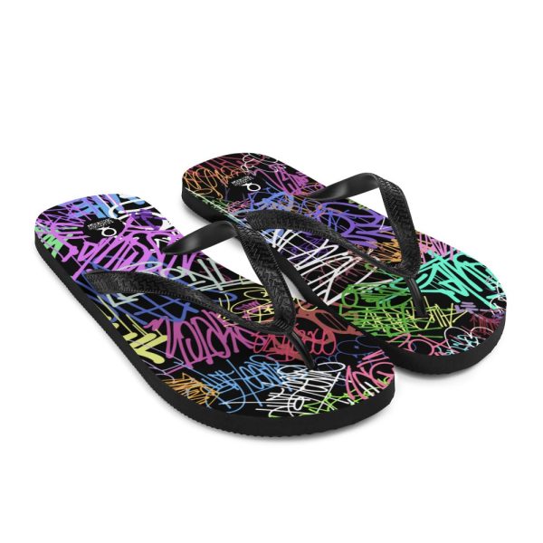 HC Flip-Flops Colorful Graffiti - Image 7