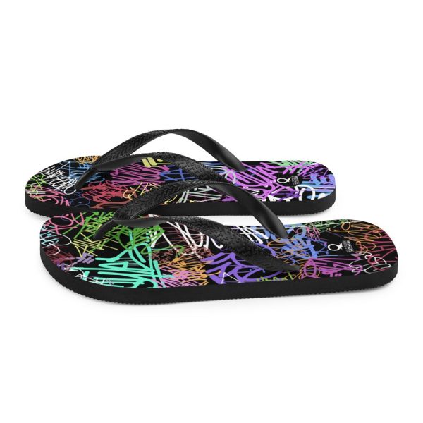 HC Flip-Flops Colorful Graffiti - Image 5