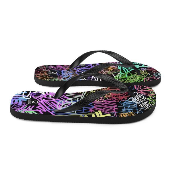 HC Flip-Flops Colorful Graffiti - Image 6