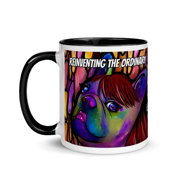 HC Colorful Bulldog Mug with Color Inside - Image 3