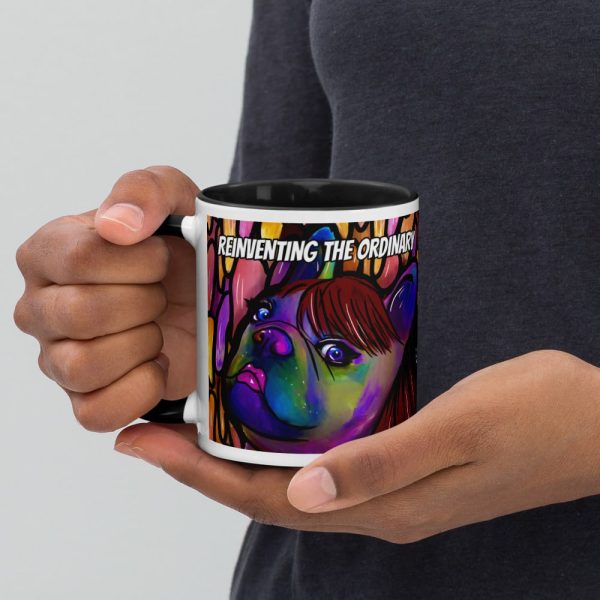 HC Colorful Bulldog Mug with Color Inside - Image 29