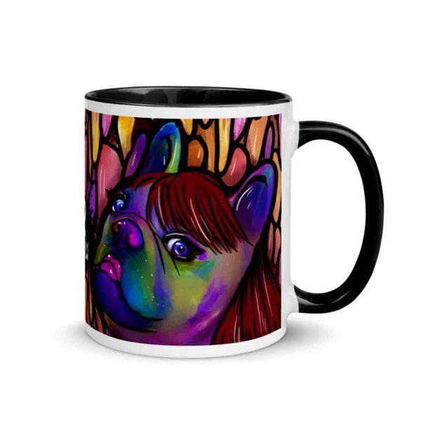 HC Colorful Bulldog Mug with Color Inside - Image 8