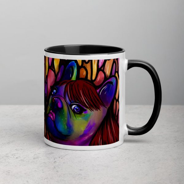 HC Colorful Bulldog Mug with Color Inside - Image 16