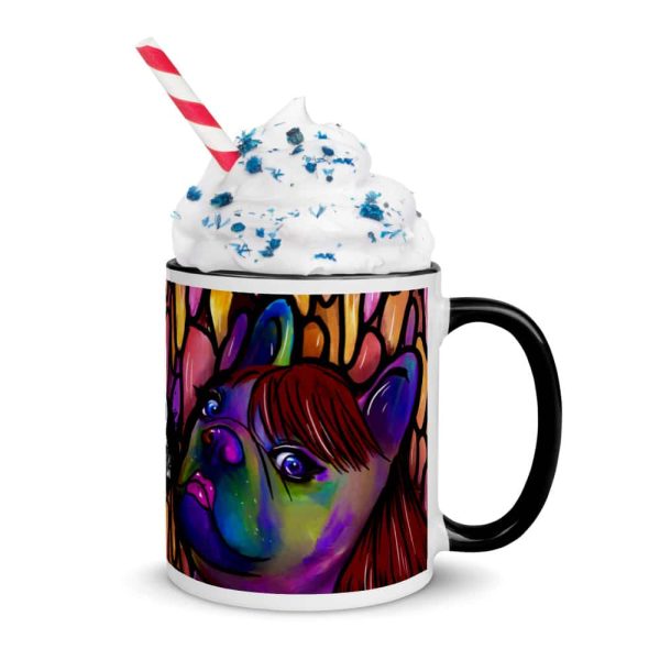 HC Colorful Bulldog Mug with Color Inside - Image 21