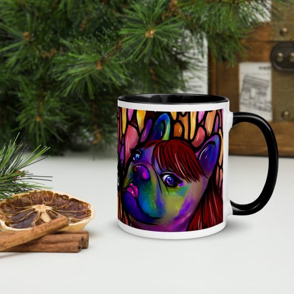 HC Colorful Bulldog Mug with Color Inside - Image 22