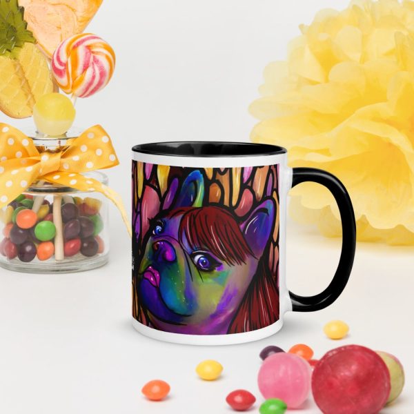 HC Colorful Bulldog Mug with Color Inside - Image 26