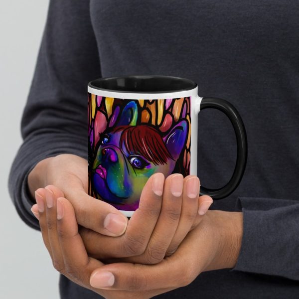 HC Colorful Bulldog Mug with Color Inside - Image 28