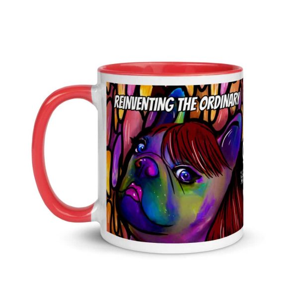 HC Colorful Bulldog Mug with Color Inside - Image 5