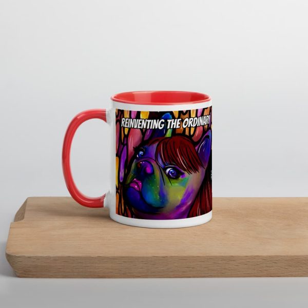 HC Colorful Bulldog Mug with Color Inside - Image 36