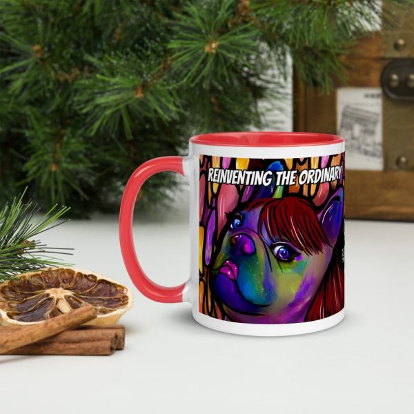 HC Colorful Bulldog Mug with Color Inside - Image 41