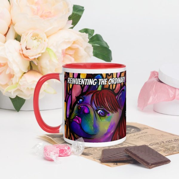 HC Colorful Bulldog Mug with Color Inside - Image 42