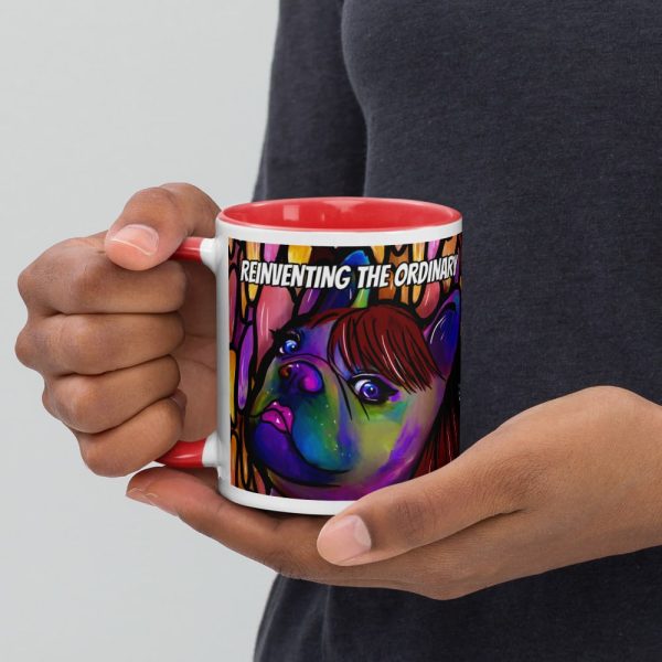 HC Colorful Bulldog Mug with Color Inside - Image 53