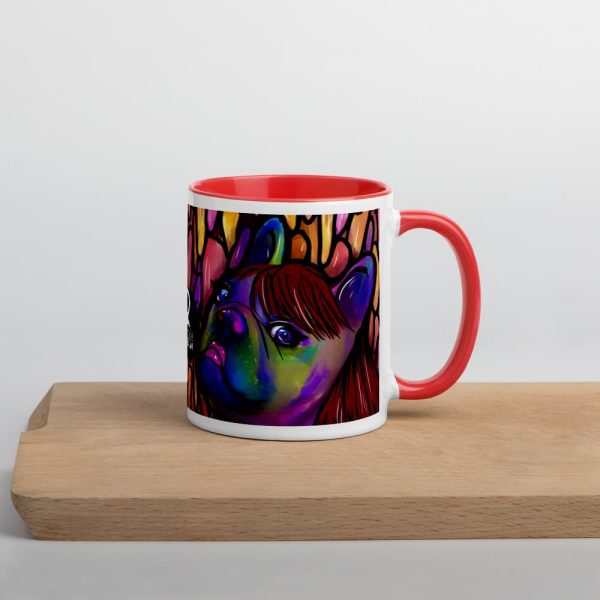 HC Colorful Bulldog Mug with Color Inside - Image 37