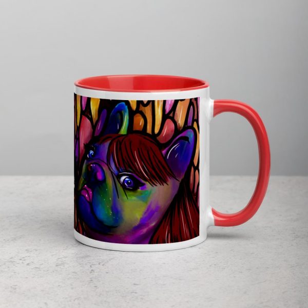 HC Colorful Bulldog Mug with Color Inside - Image 40