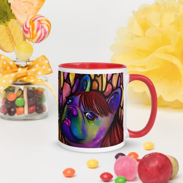 HC Colorful Bulldog Mug with Color Inside - Image 50