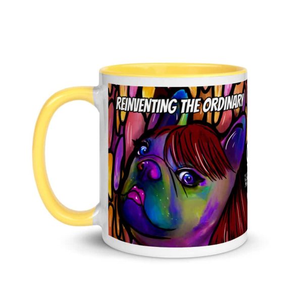 HC Colorful Bulldog Mug with Color Inside - Image 57