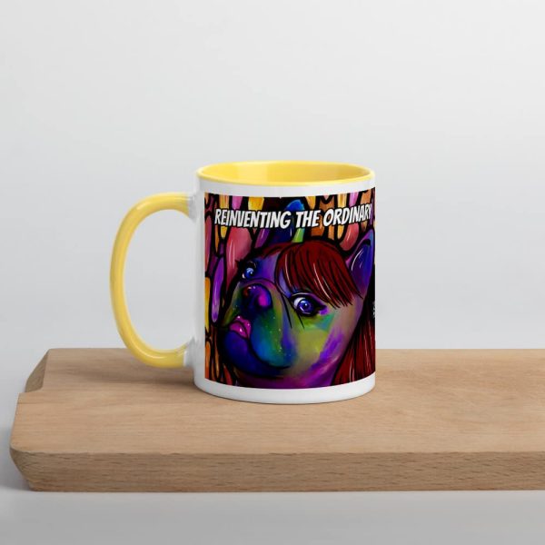 HC Colorful Bulldog Mug with Color Inside - Image 59