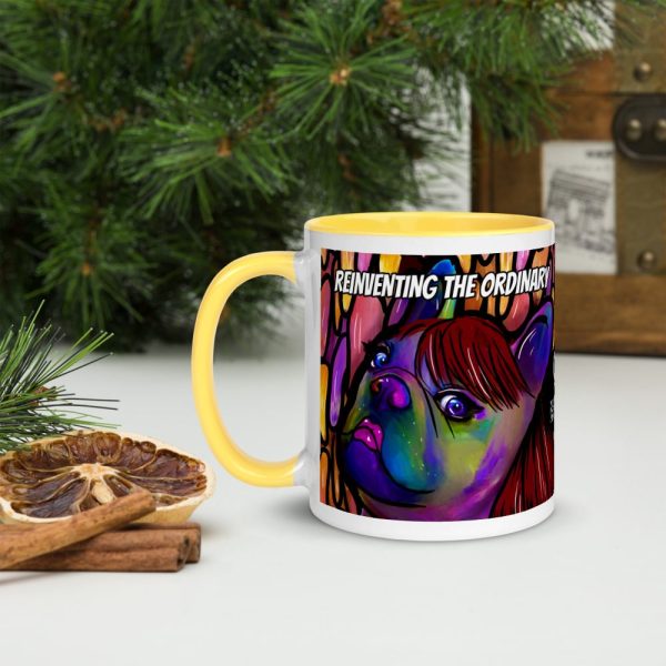 HC Colorful Bulldog Mug with Color Inside - Image 64