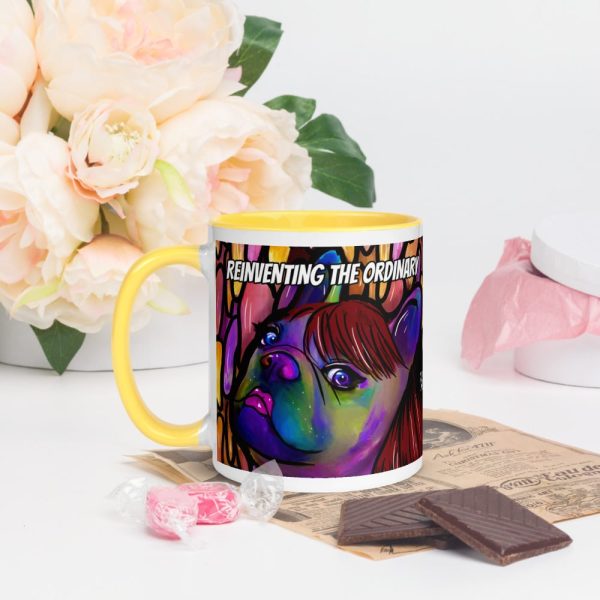 HC Colorful Bulldog Mug with Color Inside - Image 65