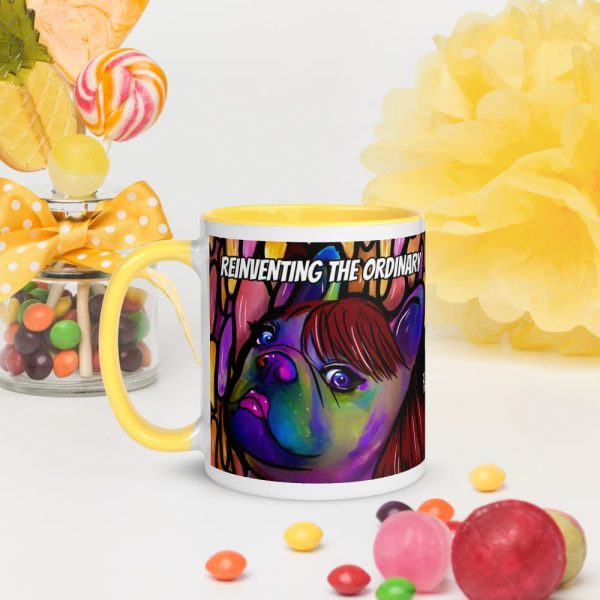 HC Colorful Bulldog Mug with Color Inside - Image 66