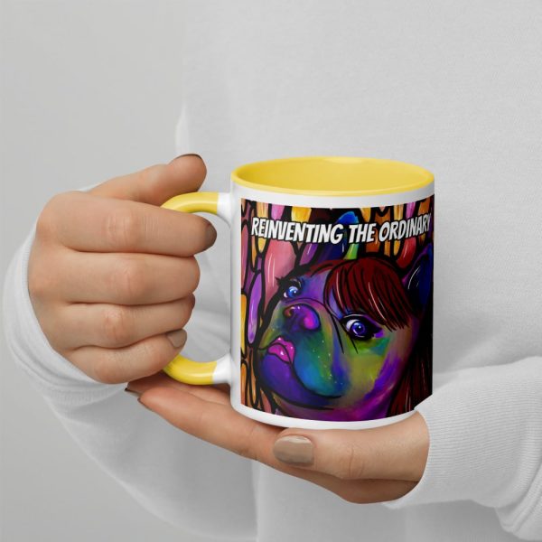 HC Colorful Bulldog Mug with Color Inside - Image 77